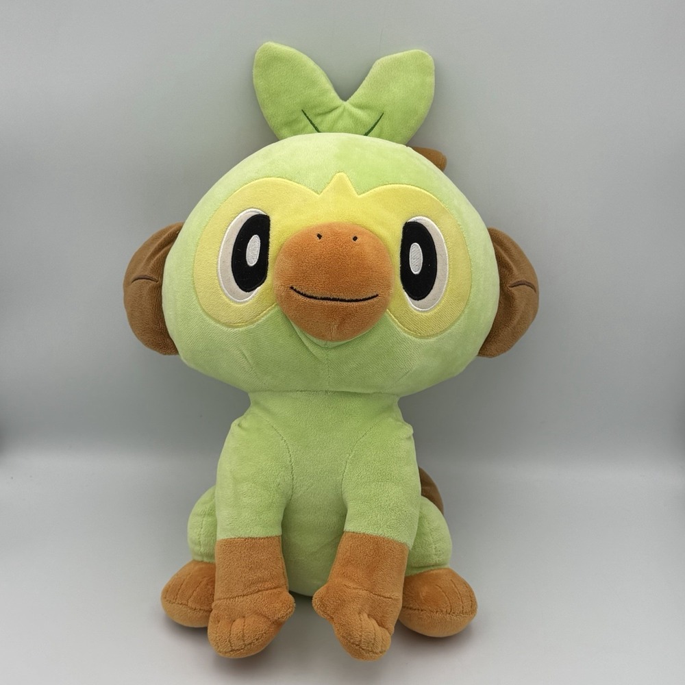 Build-A-Bear Pokémon Grookey Plush 15" Green Monkey Stuffed Animal BAB